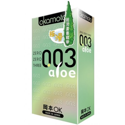 岡本 0.03 蘆薈 10 片裝